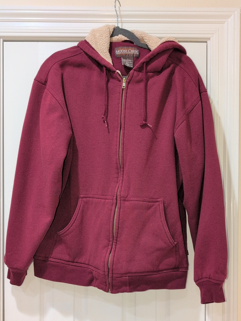 Moose Creek Heavyweight Sherpa Lined Full Zip Hoodie
